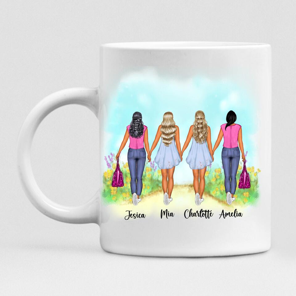Best Friend - " I Would Fight A Bear For You Bestie... " Personalized Mug - PHUOC-CML-20220215-01