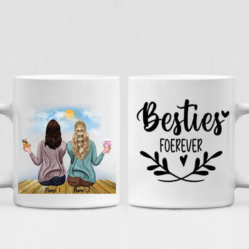 Holiday  With My Sister - " Besties Forever " Personalized Mug - NGUYEN-CML-20220104-01