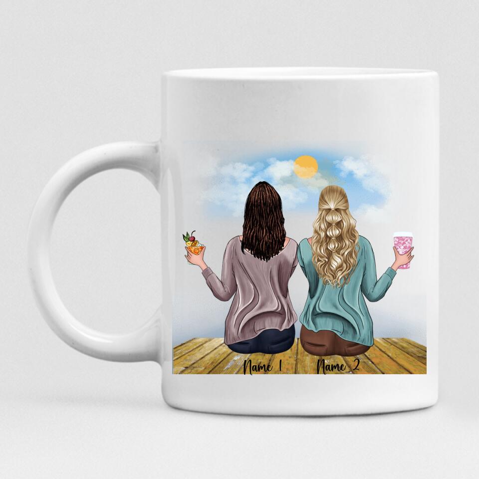 Holiday  With My Sister - " Sisters Are We And Forever Will Be! " Personalized Mug - NGUYEN-CML-20220104-01