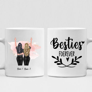 Besties - " Besties Forever " Personalized Mug - NGUYEN-CML-20220115-03