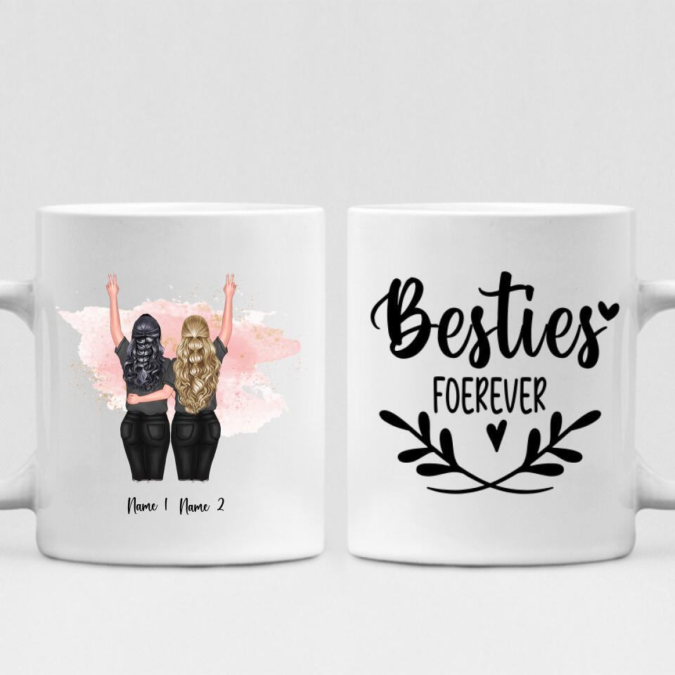 Besties - " Besties Forever " Personalized Mug - NGUYEN-CML-20220115-03