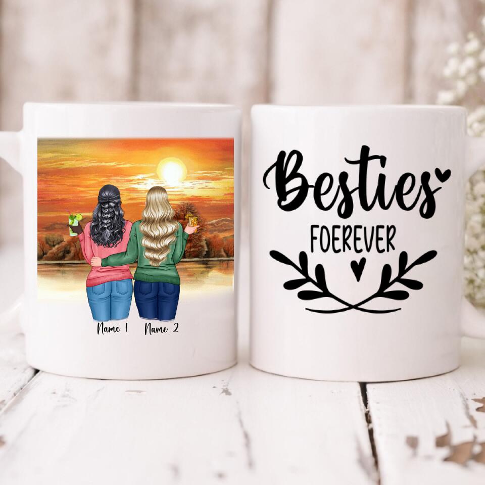 Autumn Sister - " Besties Forever " Personalized Mug - NGUYEN-CML-20220113-03