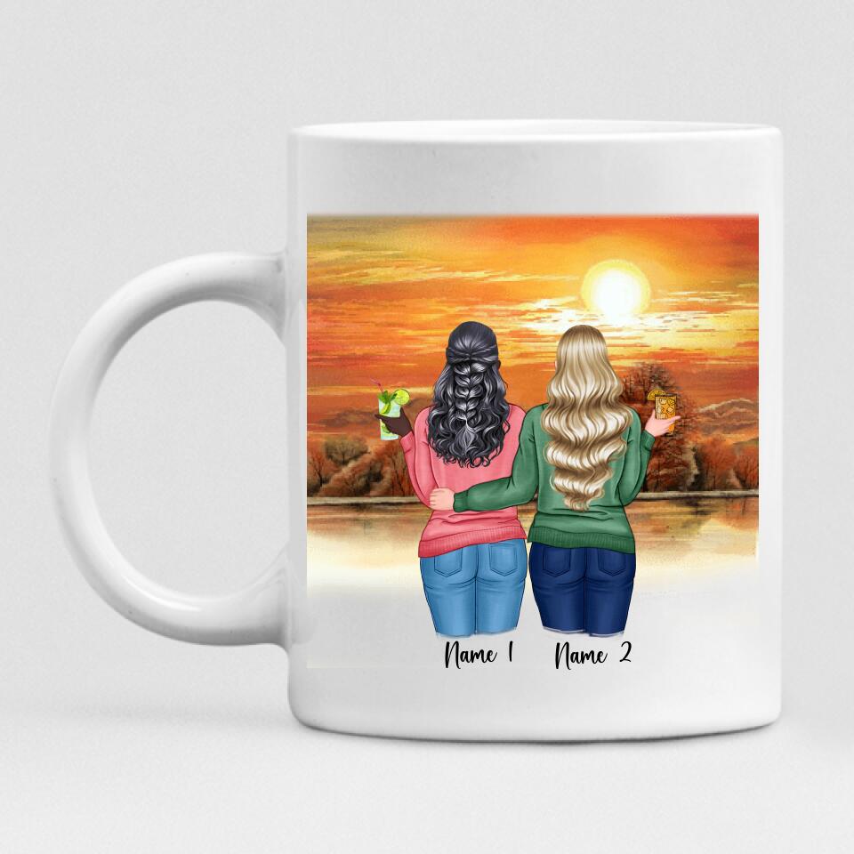 Autumn Sister - " Sisters Are We And Forever Will Be! " Personalized Mug - NGUYEN-CML-20220113-03