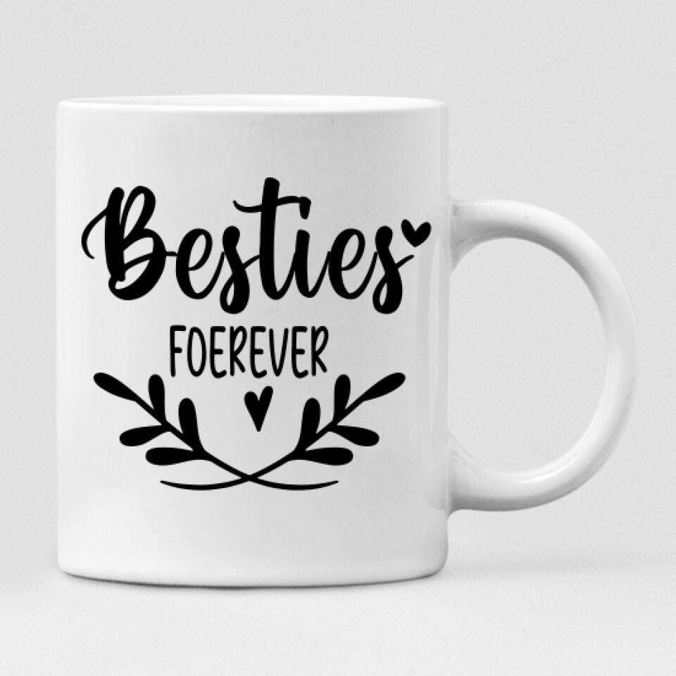 Party Best Friends - " Besties Forever " Personalized Mug - VIEN-CML-20220113-02
