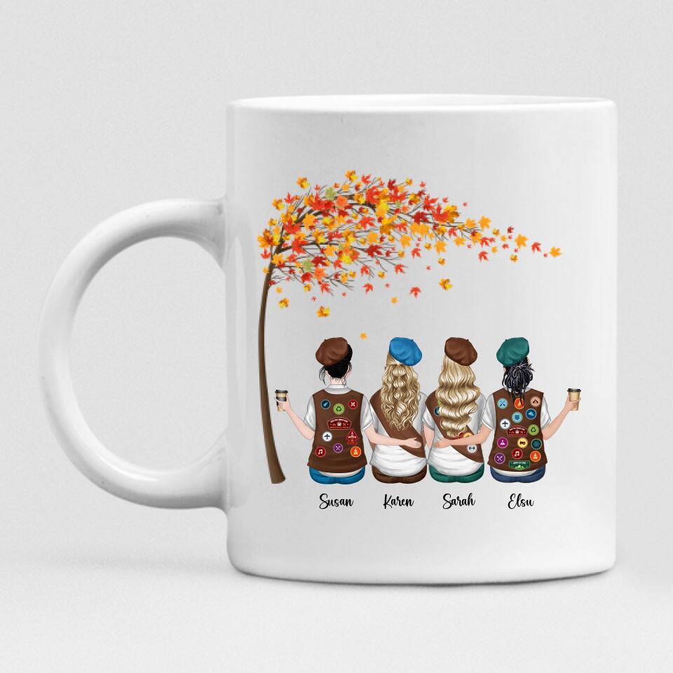 Best Friends Girl Scout - " Besties Forever " Personalized Mug - CUONG-CML-20220112-01