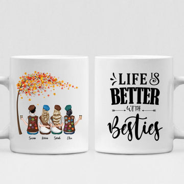 Best Friends Girl Scout - " Life Is Better With Besties " Personalized Mug - CUONG-CML-20220112-01