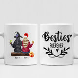 Christmas Halloween Best Friends - " Besties Forever " Personalized Mug - NGUYEN-CML-20220111-03