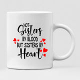 Christmas Halloween Best Friends - " Not Sisters By Bloods But Sisters By Heart " Personalized Mug - NGUYEN-CML-20220111-03