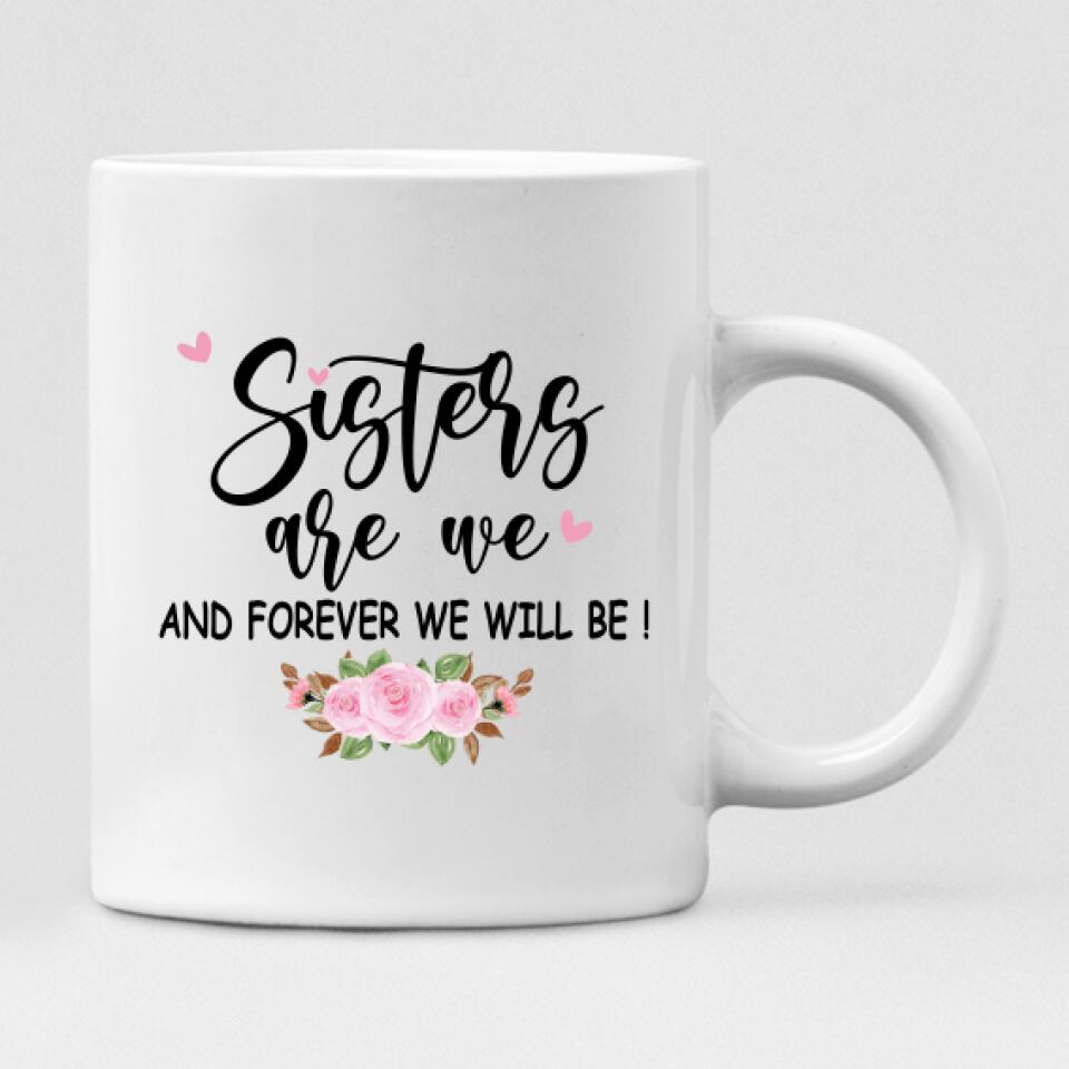 Christmas Halloween Best Friends - " Sisters Are We And Forever Will Be! " Personalized Mug - NGUYEN-CML-20220111-03