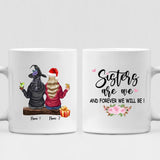 Christmas Halloween Best Friends - " Sisters Are We And Forever Will Be! " Personalized Mug - NGUYEN-CML-20220111-03