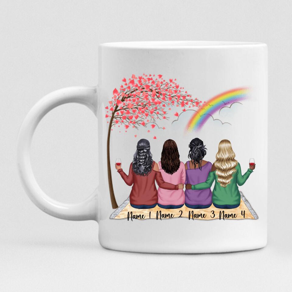 Best Friends - " Besties Forever " Personalized Mug - NGUYEN-CML-20220110-03