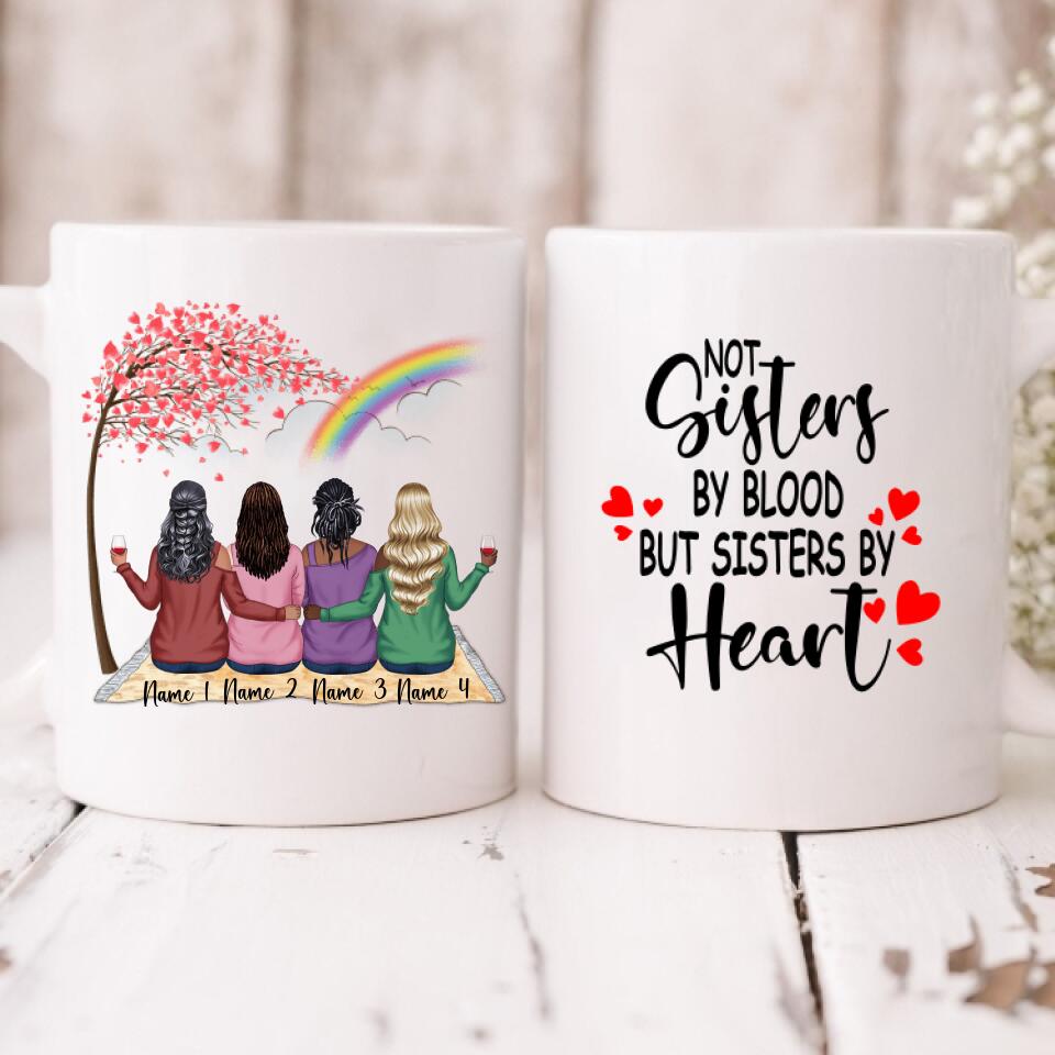 Best Friends - " Not Sisters By Bloods But Sisters By Heart " Personalized Mug - NGUYEN-CML-20220110-03