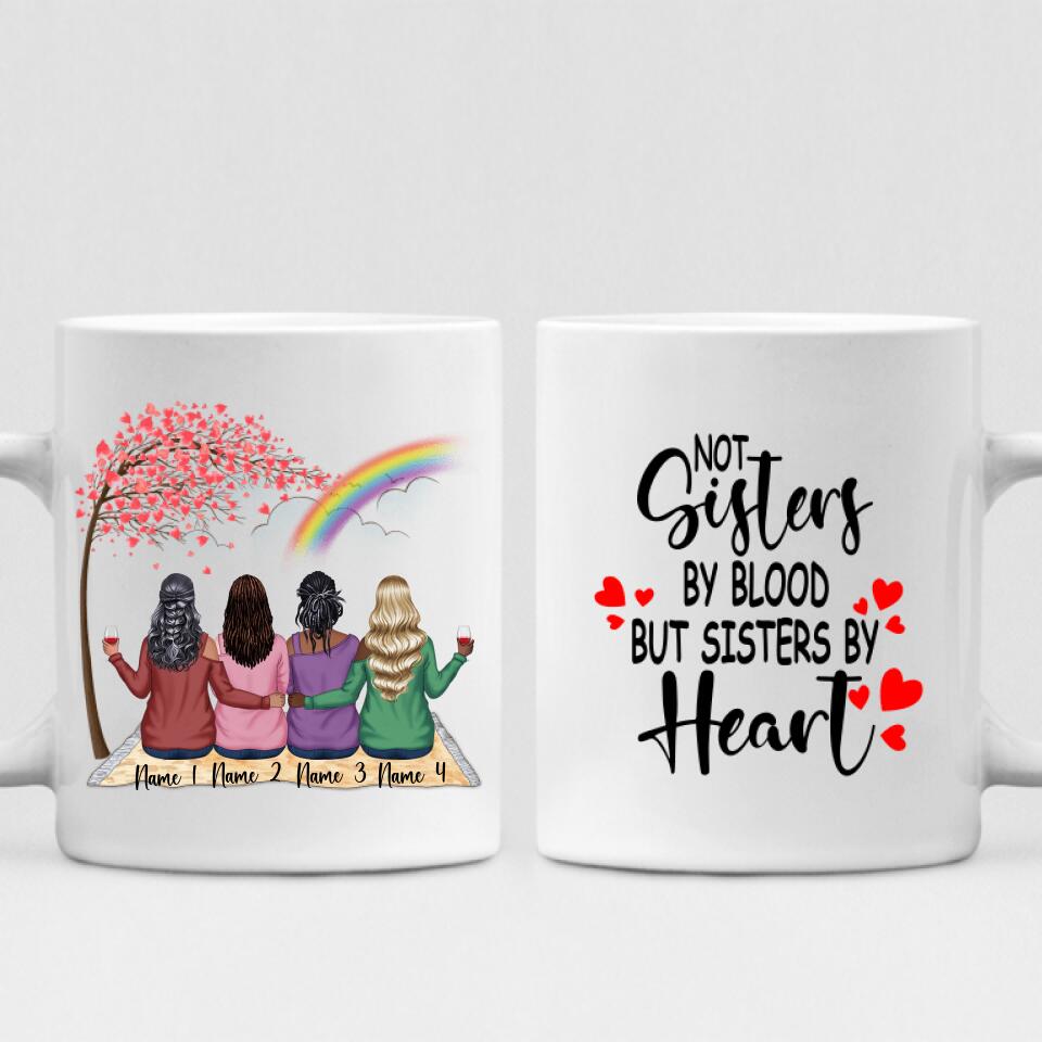 Best Friends - " Not Sisters By Bloods But Sisters By Heart " Personalized Mug - NGUYEN-CML-20220110-03