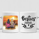 Sunset Best Friends - " Besties Forever " Personalized Mug - NGUYEN-CML-20220108-02