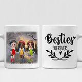 Winter Sisters - " Besties Forever " Personalized Mug - NGUYEN-CML-20220108-01