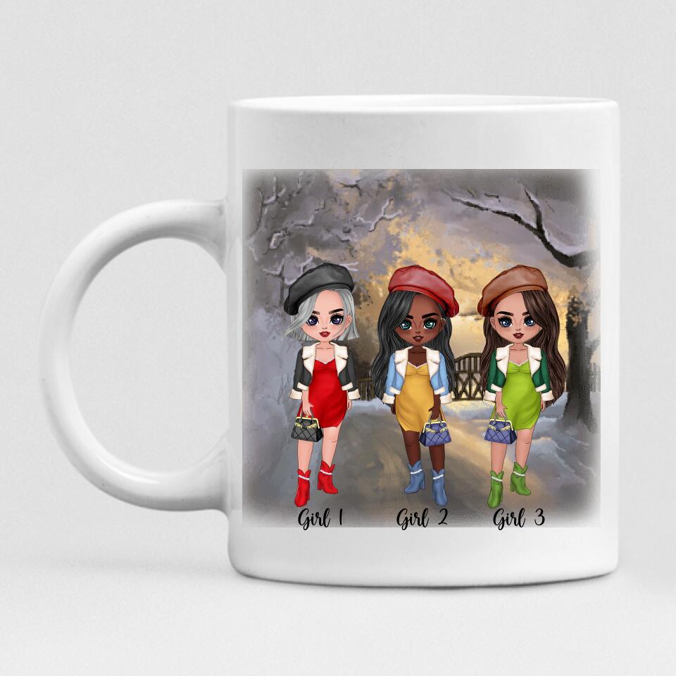 Winter Sisters - " Life Is Better With Besties " Personalized Mug - NGUYEN-CML-20220108-01