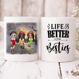 Winter Sisters - " Life Is Better With Besties " Personalized Mug - NGUYEN-CML-20220108-01