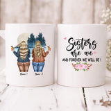 Chilling By The Lake With Bestie - " Sisters Are We And Forever Will Be! " Personalized Mug - NGUYEN-CML-20220106-02