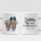 Chilling By The Lake With Bestie - " Sisters Are We And Forever Will Be! " Personalized Mug - NGUYEN-CML-20220106-02