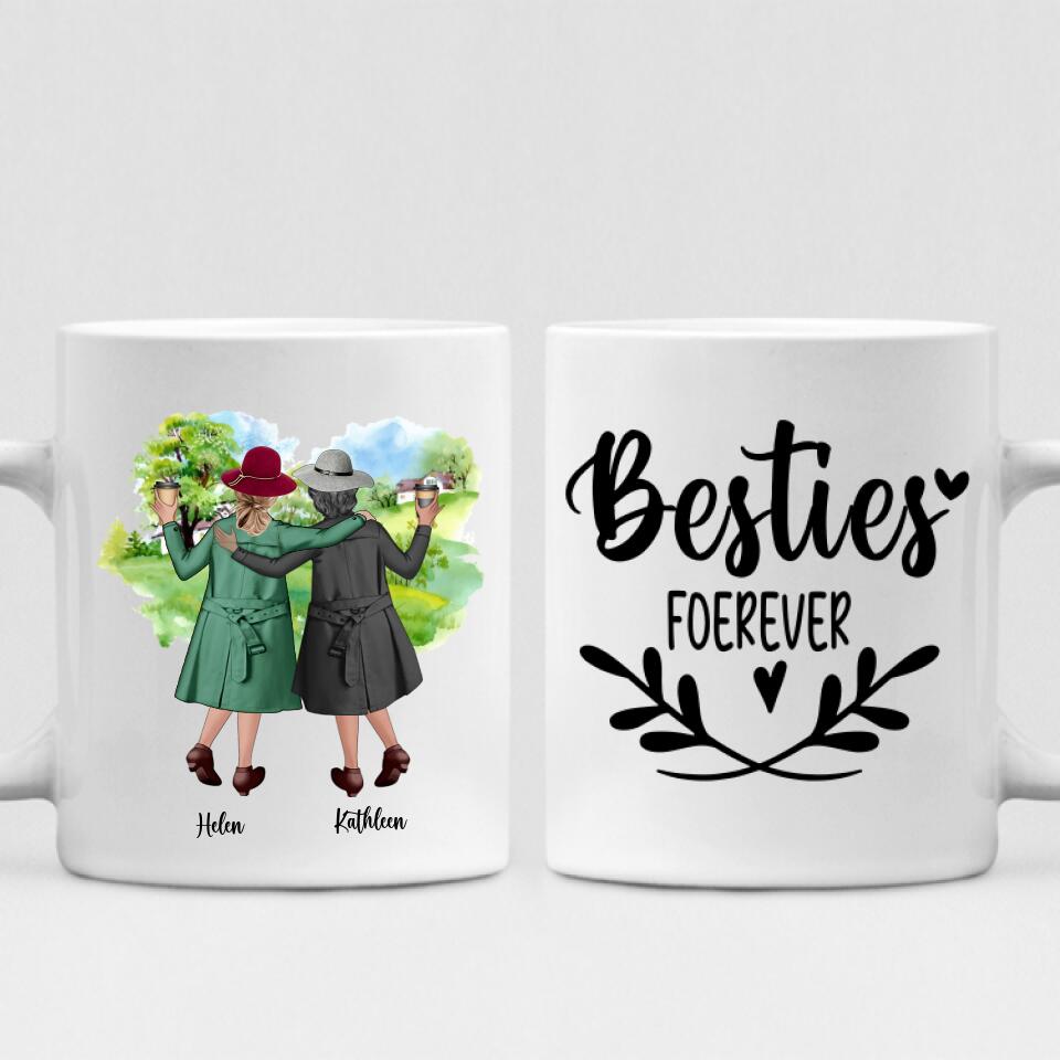 Grandma Besties - " Besties Forever " Personalized Mug - CUONG-CML-20220106-03