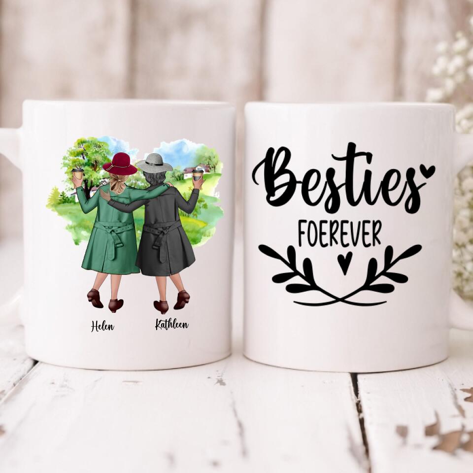 Grandma Besties - " Besties Forever " Personalized Mug - CUONG-CML-20220106-03