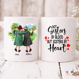 Grandma Besties - " Not Sisters By Bloods But Sisters By Heart " Personalized Mug - CUONG-CML-20220106-03