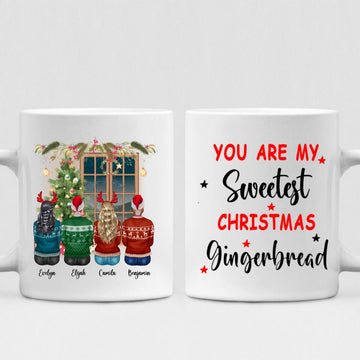 Christmas Best Friend - " You Are My Sweetest Christmas Gingerbread " Personalized Mug - PHUOC-CML-20220217-03