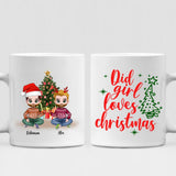 Xmas Best Friends Chibi - " Did Girl Loves Christmas " Personalized Mug - VIEN-CML-20220108-01