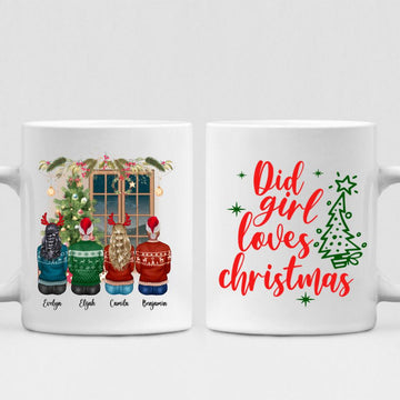 Christmas Best Friend - " Did Girl Loves Christmas " Personalized Mug - PHUOC-CML-20220217-03