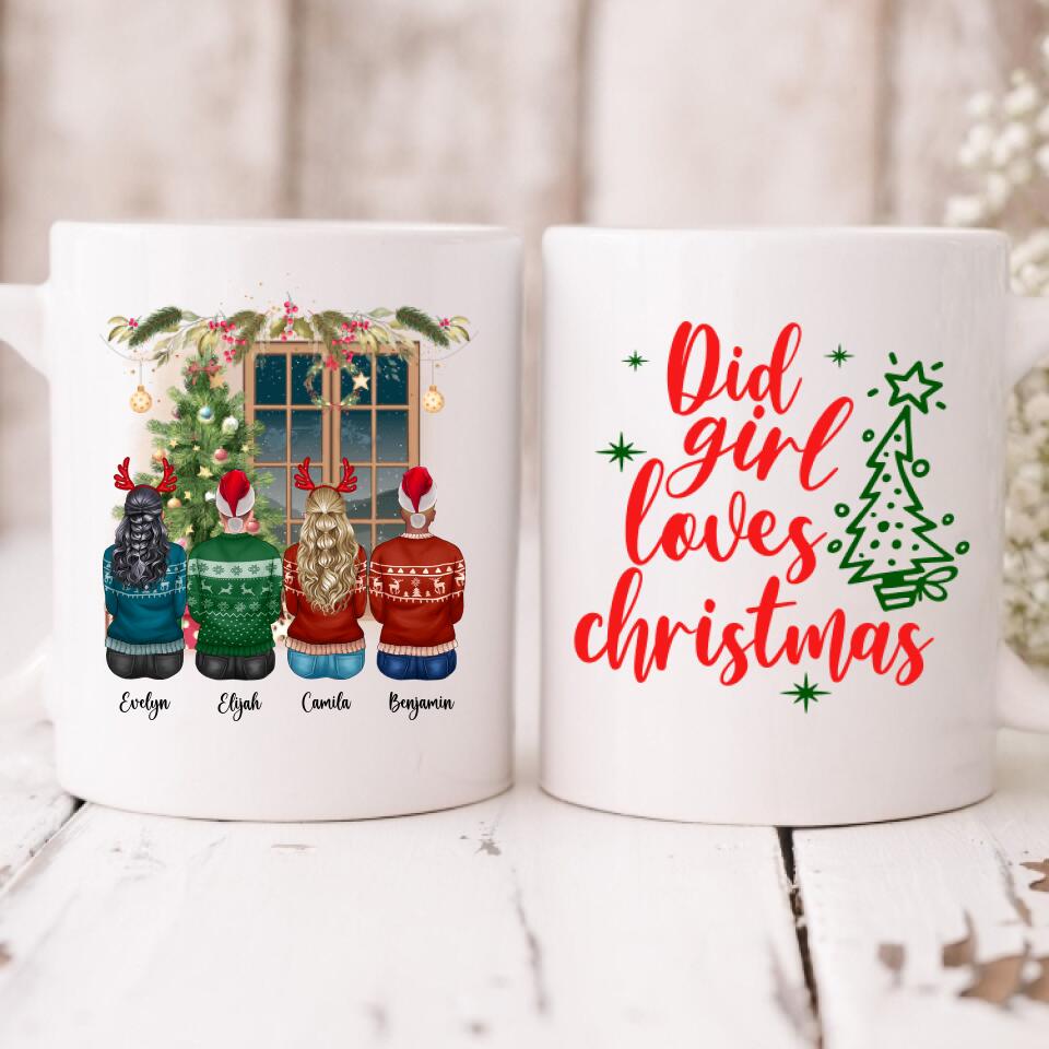 Christmas Best Friend - " Did Girl Loves Christmas " Personalized Mug - PHUOC-CML-20220217-03