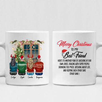 Christmas Best Friend - " Merry Christmas To My Best Friend ...!  " Personalized Mug - PHUOC-CML-20220217-03