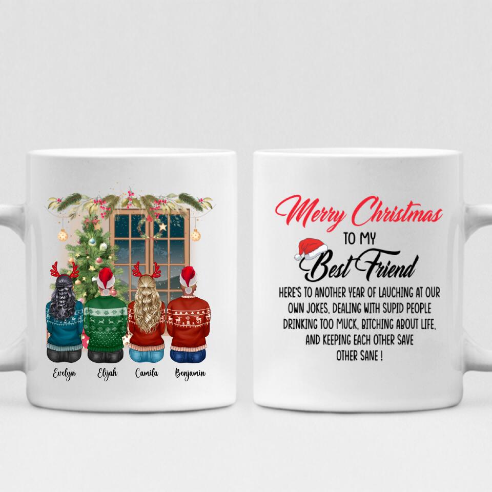 Christmas Best Friend - " Merry Christmas To My Best Friend ...!  " Personalized Mug - PHUOC-CML-20220217-03