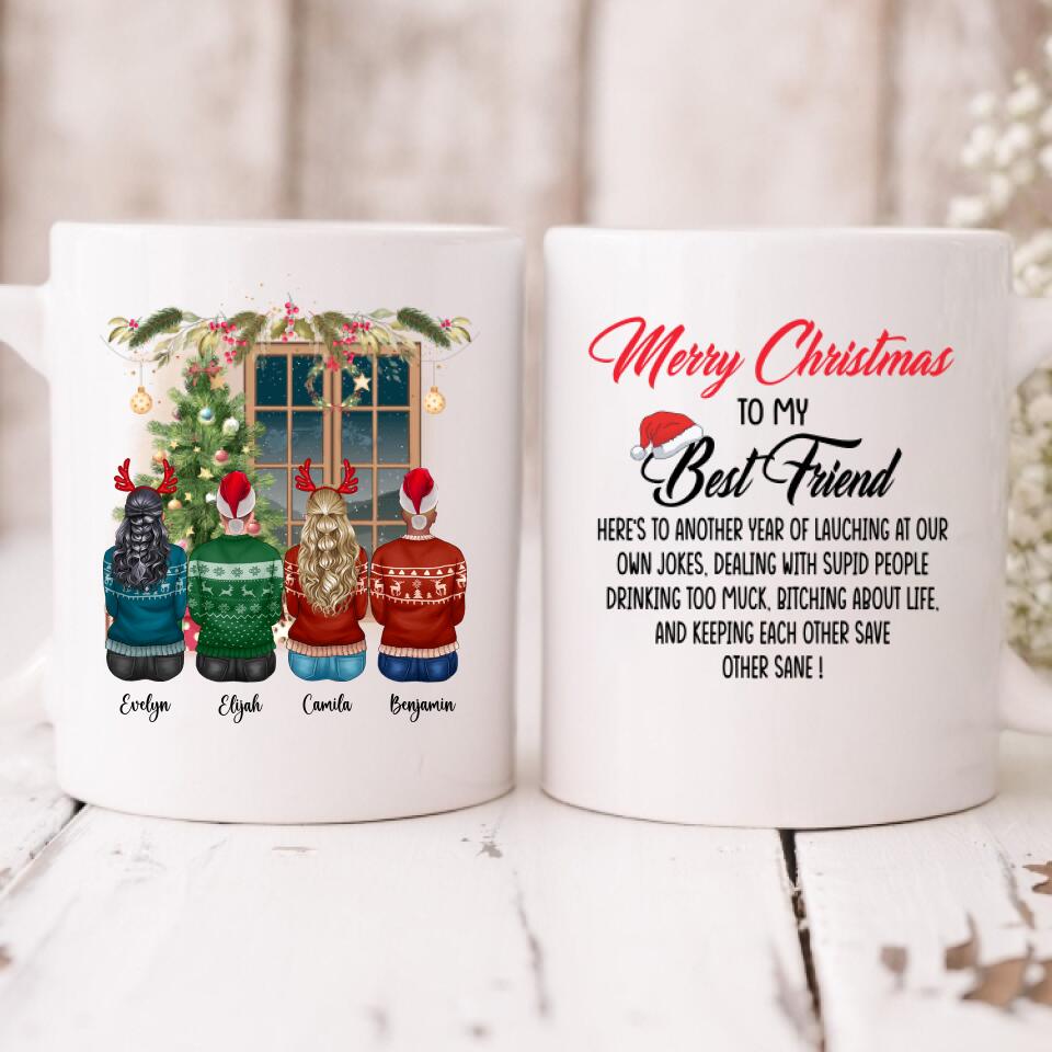 Christmas Best Friend - " Merry Christmas To My Best Friend ...!  " Personalized Mug - PHUOC-CML-20220217-03