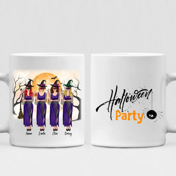 Besties Take Halloween - " Halloween Party " Personalized Mug - VIEN-CML-20220221-01