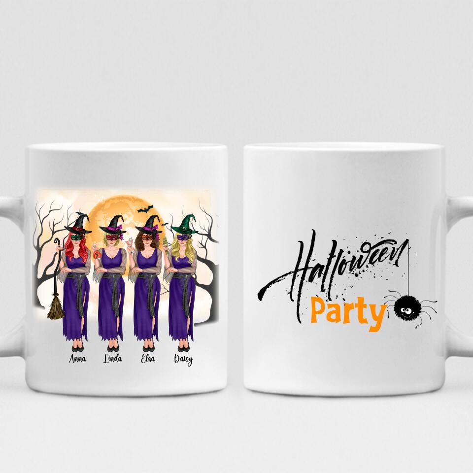 Besties Take Halloween - " Halloween Party " Personalized Mug - VIEN-CML-20220221-01