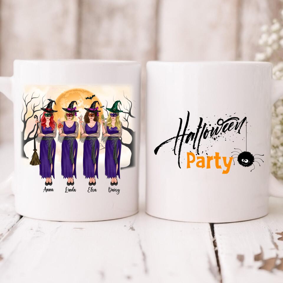 Besties Take Halloween - " Halloween Party " Personalized Mug - VIEN-CML-20220221-01