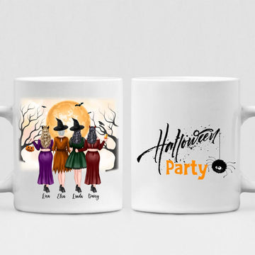 Besties Halloween Party - " Halloween Party " Personalized Mug - VIEN-CML-20220216-01