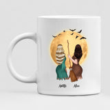 Halloween Besties - " We’re Creepy And We’re Kooky Mysterious & Spooky We’re All Together " Personalized Mug - CUONG-CML-20220108-03