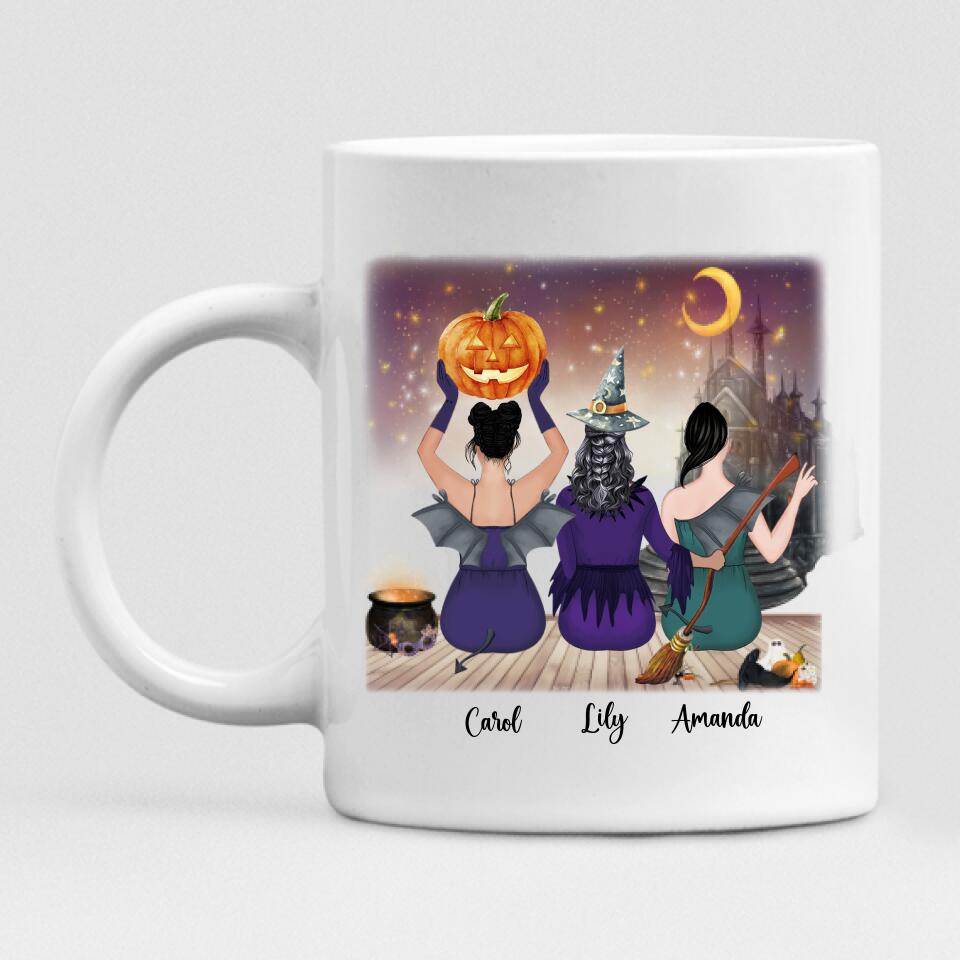 Besties Halloween Party - " I Just Want To Cuddle And Watch Horror Movie With You " Personalized Mug - CUONG-CML-20220111-02