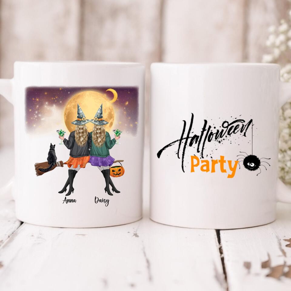 Besties Halloween Day - " Halloween Party " Personalized Mug - VIEN-CML-20220107-02