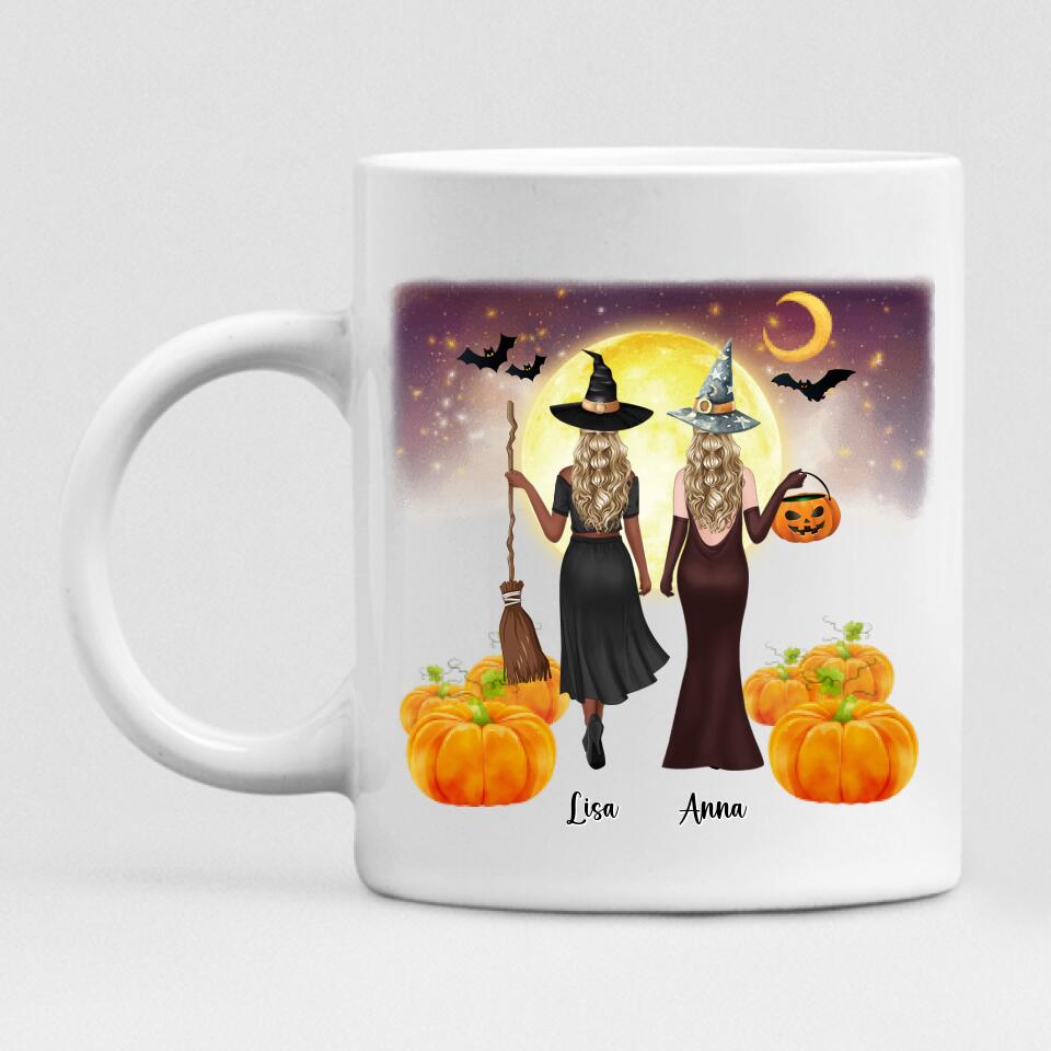 Besties Halloween - " When We’re Together Every Night Is Halloween " Personalized Mug - VIEN-CML-20220105-02