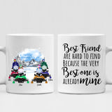 Best Friends Snowmobiling - " Best Friend Are Hard To Find Because The Very Best One Is Already Mine " Personalized Mug - VIEN-CML-20220214-02