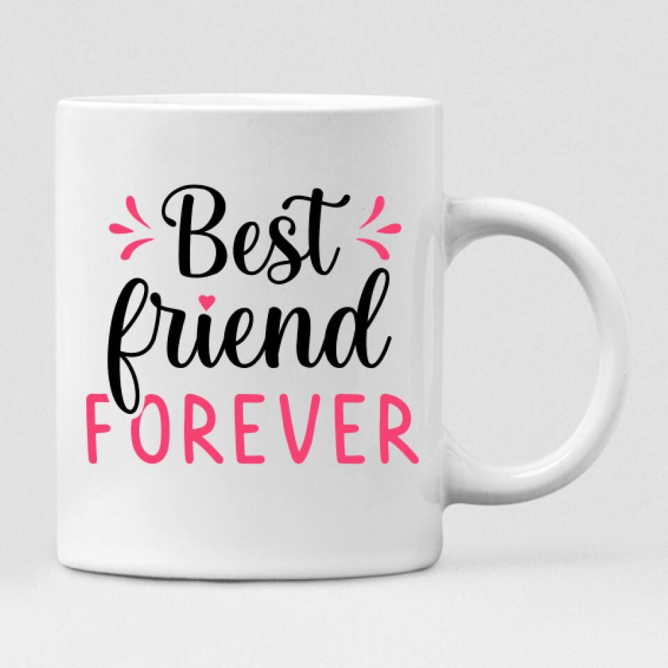 Best Friends Snowmobiling - " Best Friend Forever " Personalized Mug - VIEN-CML-20220214-02