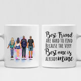 Best Friend - " Best Friend Are Hard To Find Because The Very Best One Is Already Mine " Personalized Mug - PHUOC-CML-20220211-01