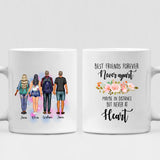 Best Friend - " Best Friends Forever Never Apart May Be In Distance But Never At Heart " Personalized Mug - PHUOC-CML-20220211-01