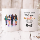 Best Friend - " Best Friends Forever Never Apart May Be In Distance But Never At Heart " Personalized Mug - PHUOC-CML-20220211-01