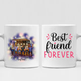 Best Friends Having Fun Pub Bar- " Best Friend Forever " Personalized Mug - VIEN-CML-20220211-01
