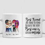 Drinking With Best Friends - " Best Friend Are Hard To Find Because The Very Best One Is Already Mine " Personalized Mug - NGUYEN-CML-20220117-01