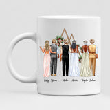 Bride And Groom Wedding - " A Friend Is Someone Who Knows All About You And Still Loves You " Personalized Mug - CUONG-CML-20220115-02