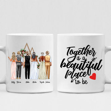 Bride And Groom Wedding - " May Your Love Continue To Grow Each And Every Year Best Wishes On Your Wedding " Personalized Mug - CUONG-CML-20220115-02
